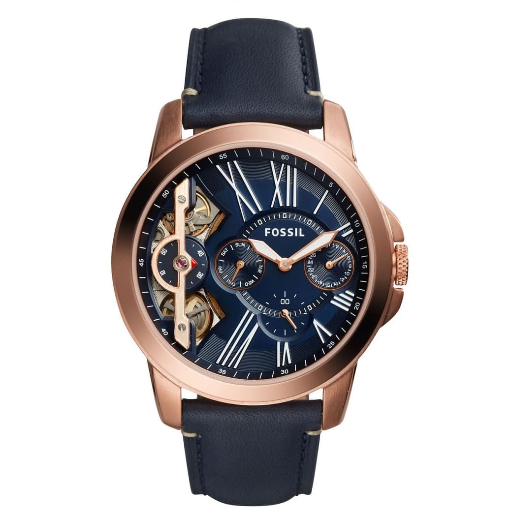 original-me1162-fossil-watch-men-blue-dial-leather-strap-automatic-analog-grant-egypt