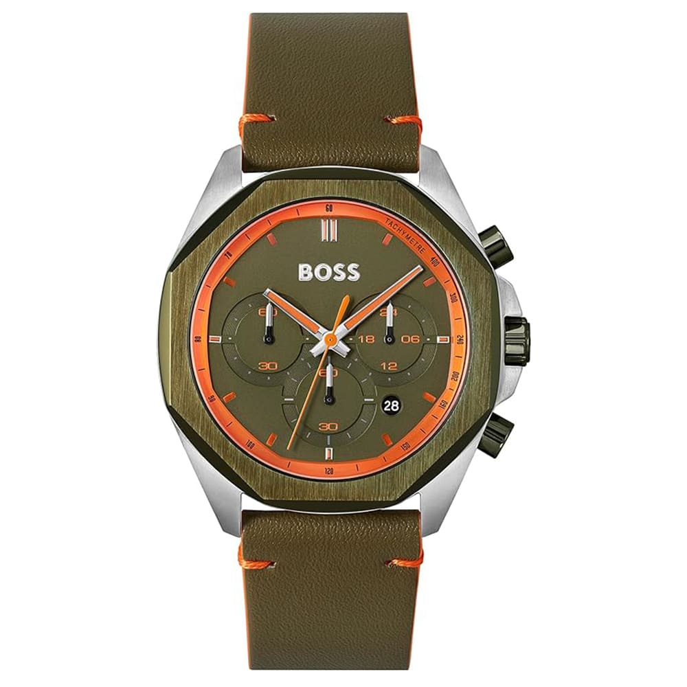 1514018-hugo-boss-original-watch-greem-dial-leather-strap-men-egypt