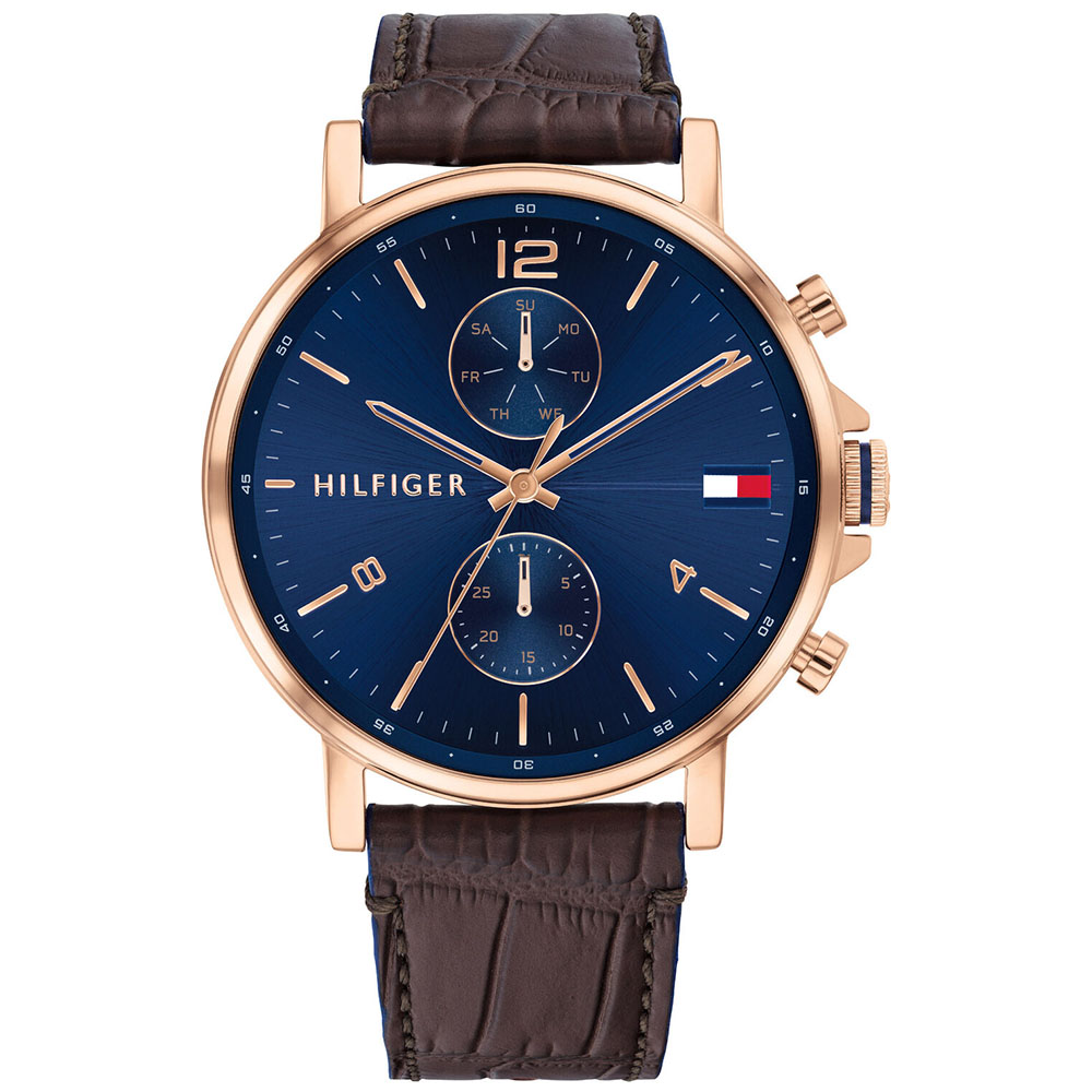 1710418-original-tommy-hilfiger-watch-form-men-brown-leather-strap-blue-dial-egypt