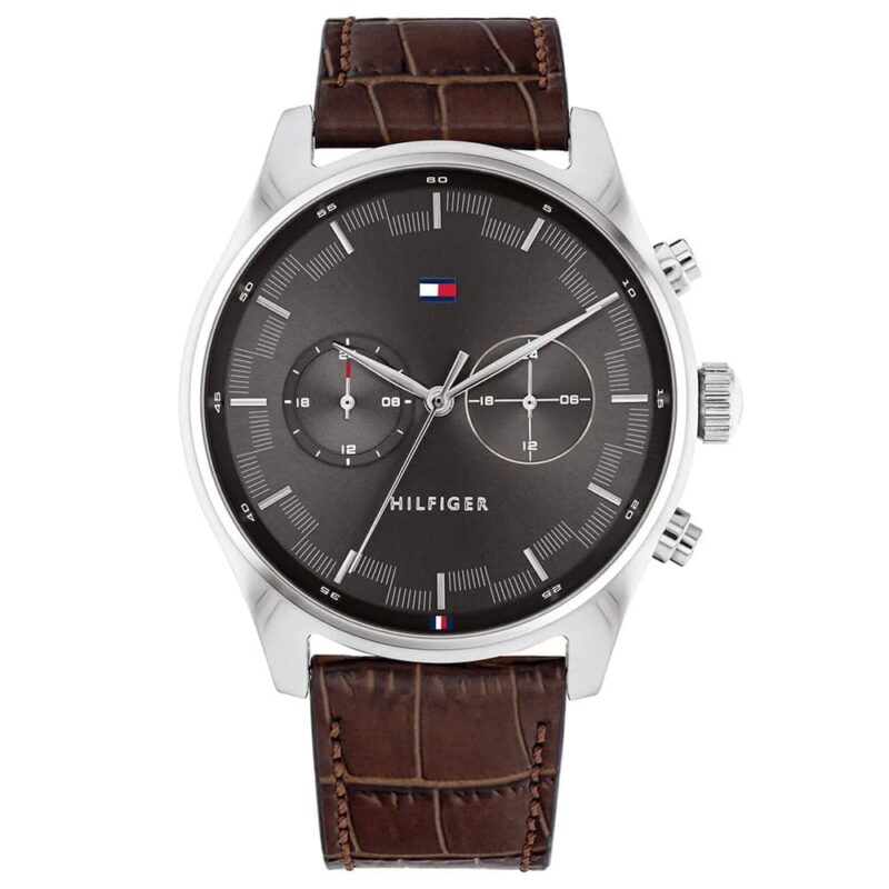 1710422-original-tommy-hilfiger-watch-dual-time-men-gray-dial-leather-brown-strap-sawyer-egypt