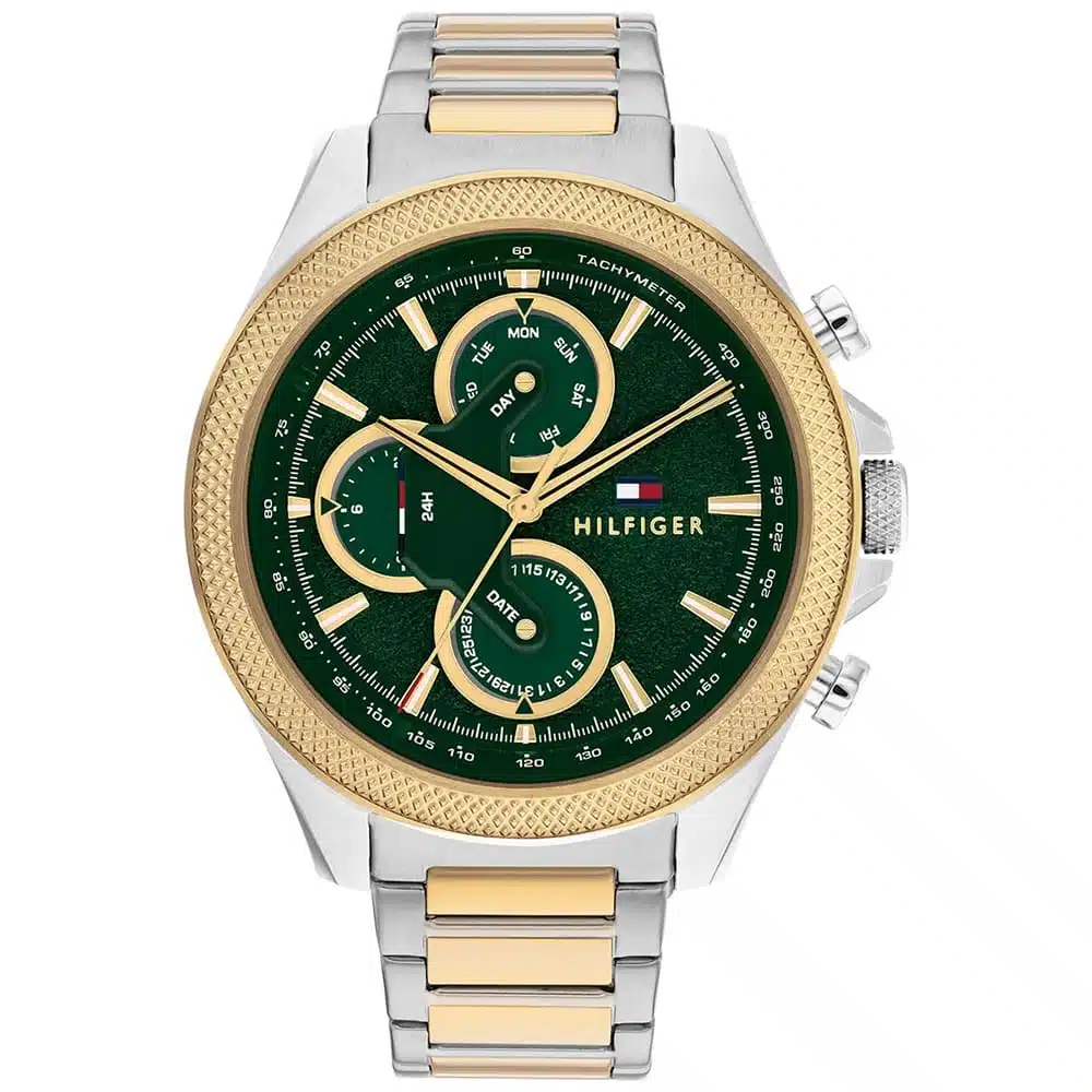 1792079-original-tommy-hilfiger-watch-men-half-gold=green-dial-metal-strap-egypt 1792079-original-tommy-hilfiger-watch-men-half-gold=green-dial-metal-strap-egypt