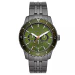 michael-kors-cunningham-gunmetal-watch-mk7158-original-men-grey-metal-strap-green-dial-egypt