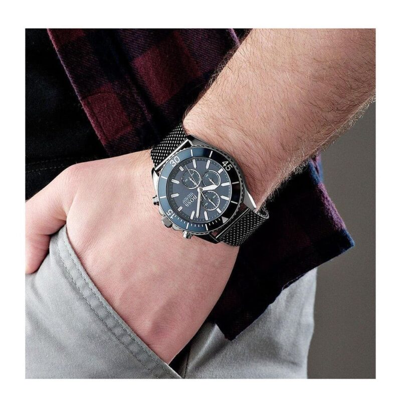 Original Hugo Boss Men Watch Ocean Edition 1513702 - Image 10