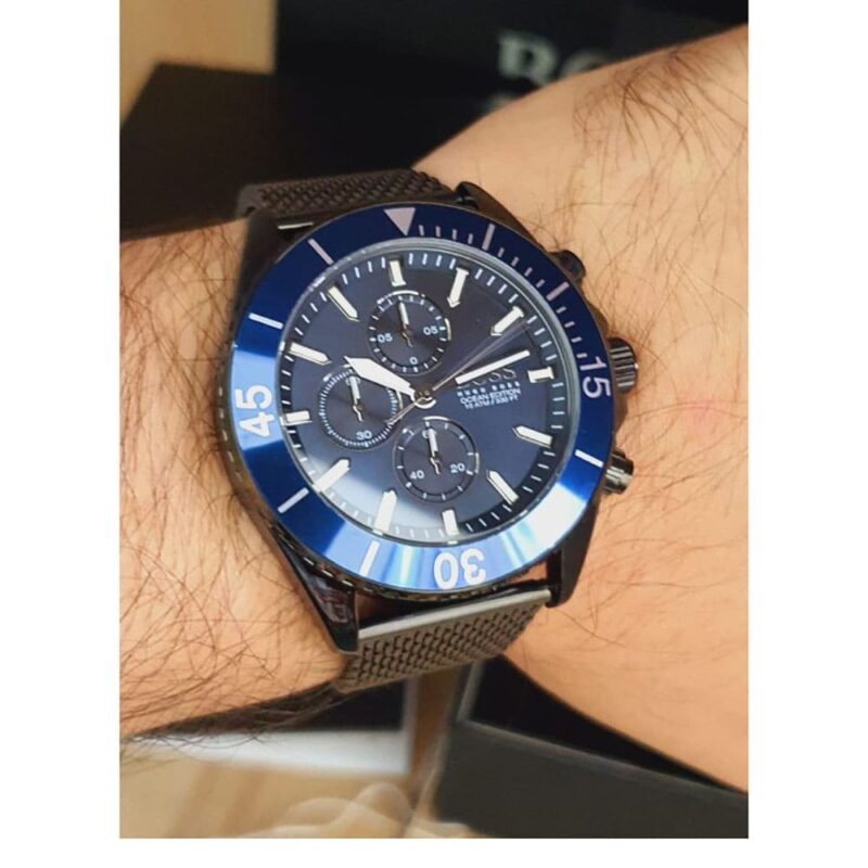 Original Hugo Boss Men Watch Ocean Edition 1513702 - Image 11