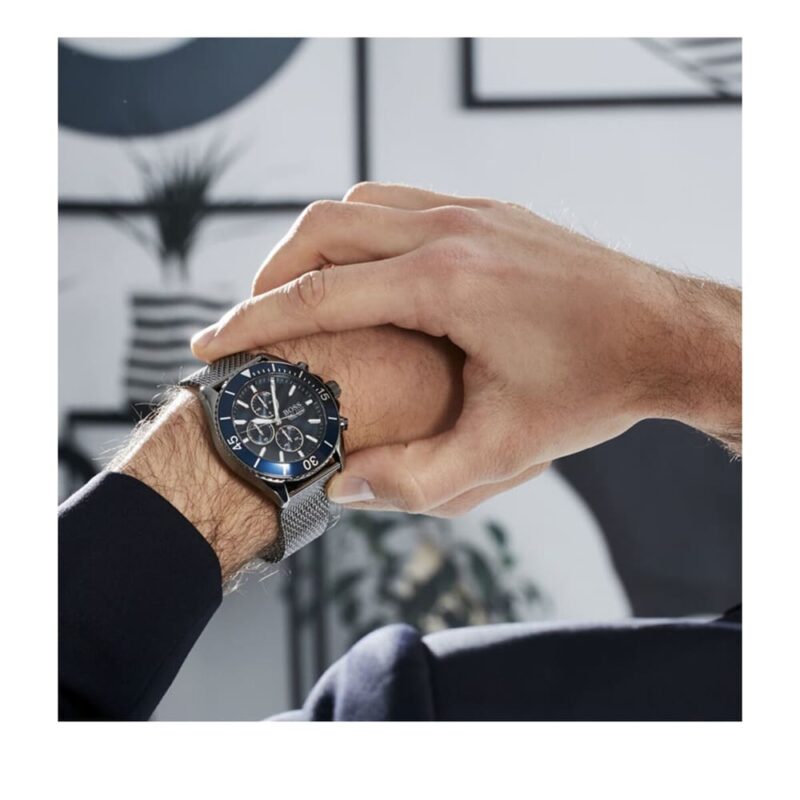 Original Hugo Boss Men Watch Ocean Edition 1513702 - Image 13