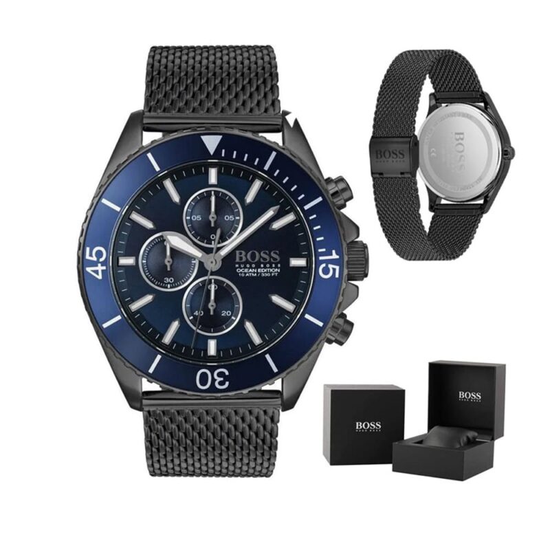 Original Hugo Boss Men Watch Ocean Edition 1513702 - Image 9
