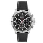 original-1514055-hugo-boss-watch-chronograph-men-dial-leather-black-strap-egypt