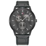 original-1710388-Brad-tommy-hilfiger-watch-balck-leather-strap-black-dial-men-egypt