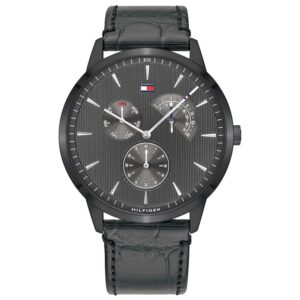 original-1710388-Brad-tommy-hilfiger-watch-balck-leather-strap-black-dial-men-egypt