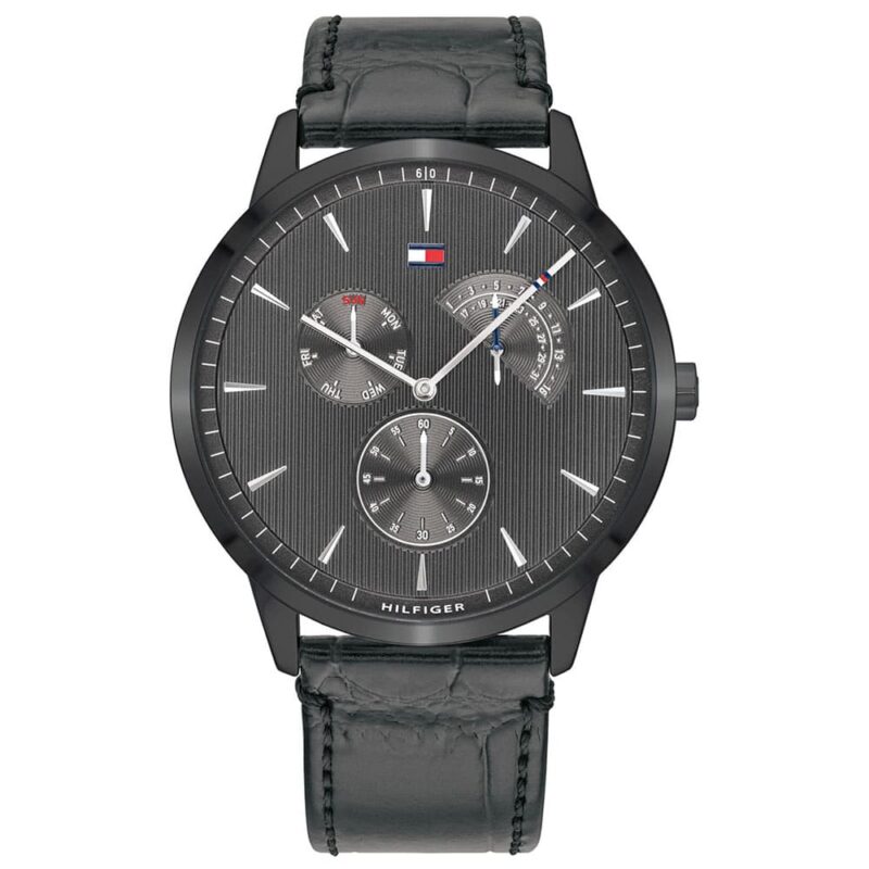 original-1710388-Brad-tommy-hilfiger-watch-balck-leather-strap-black-dial-men-egypt