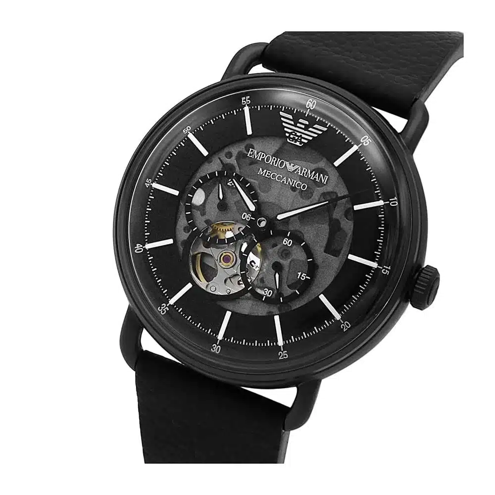 EMPORIO ARMANI❁¨̮ブレスレット Amazon.com: Emporio Armani Men's Automatic Silver Tone