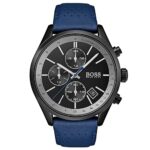 original-hugo-boss-1513563-watch-blue-genuine-leather-black-dial-men-egypt
