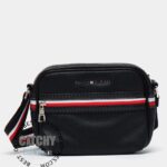 Tommy Hilfiger Crossbody Leather Men Bag Black