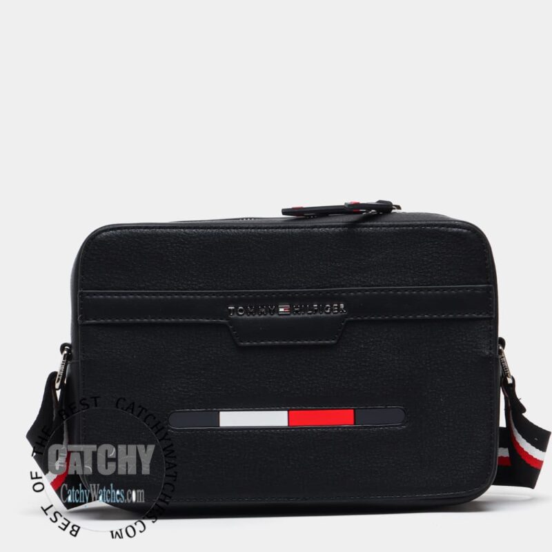 Tommy Hilfiger Crossbody Messenger Mens Bag Black - Image 3