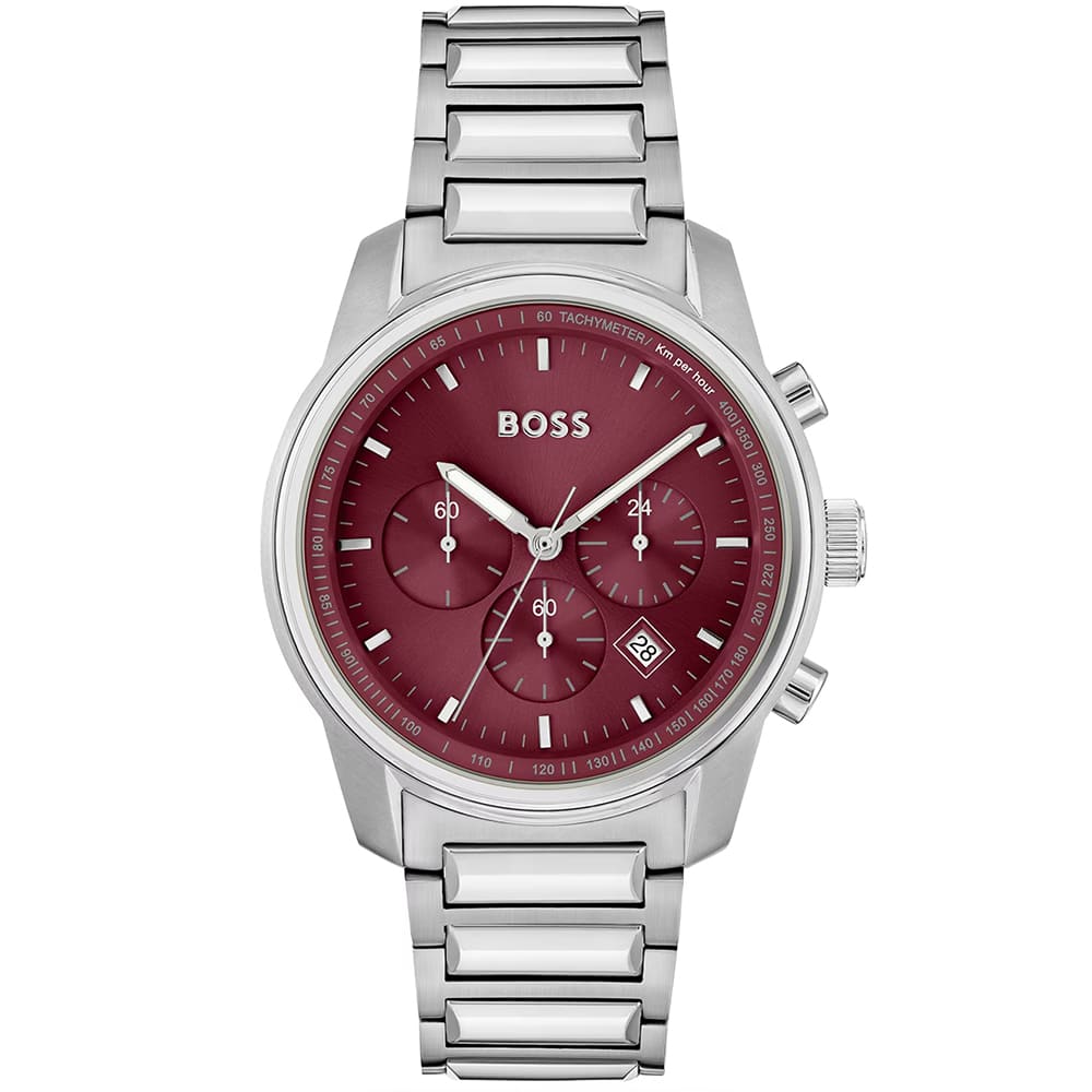1514004-original-hugo-boss-men-watch-red-dial-silver-metal-strap-egypt