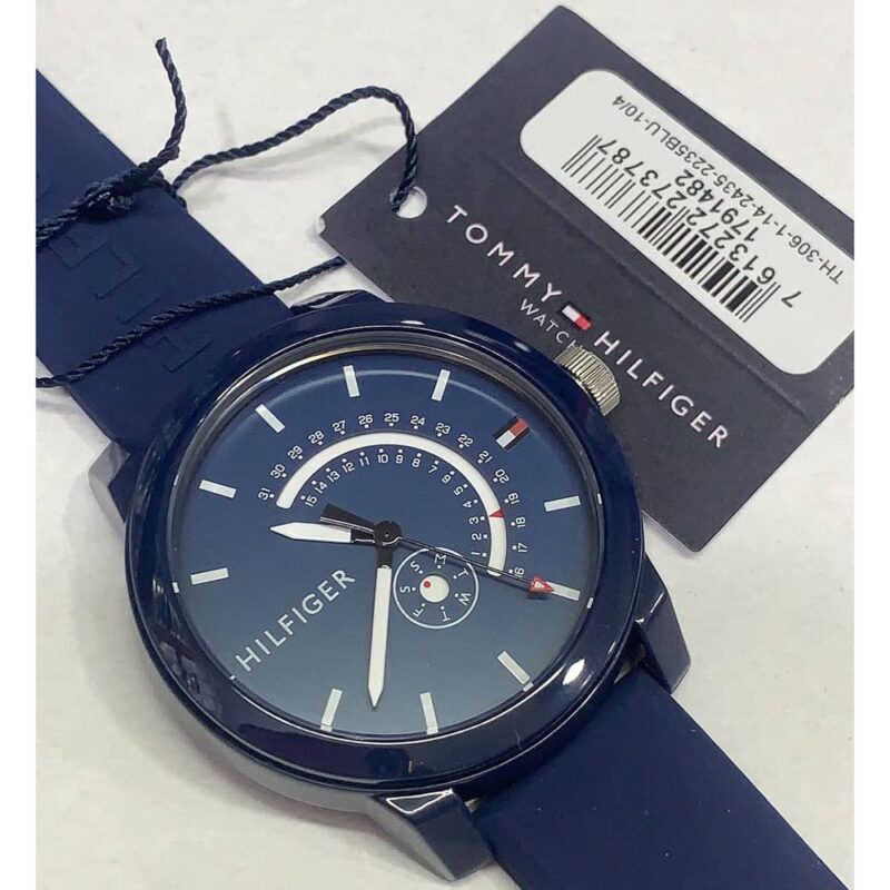 Original Tommy Hilfiger Men Watch Denim 1791482 - Image 13