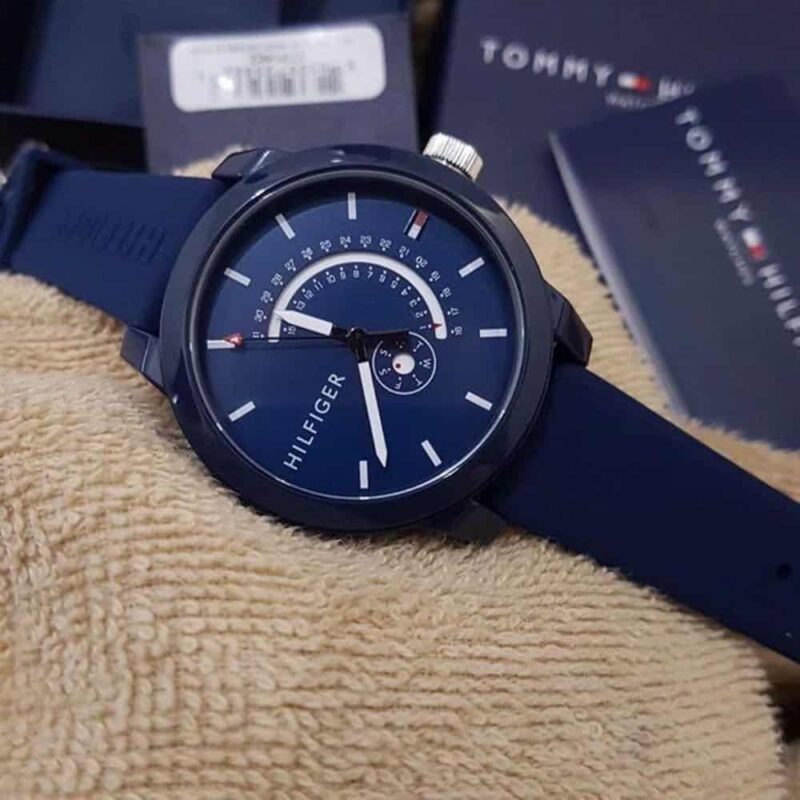 Original Tommy Hilfiger Men Watch Denim 1791482 - Image 7