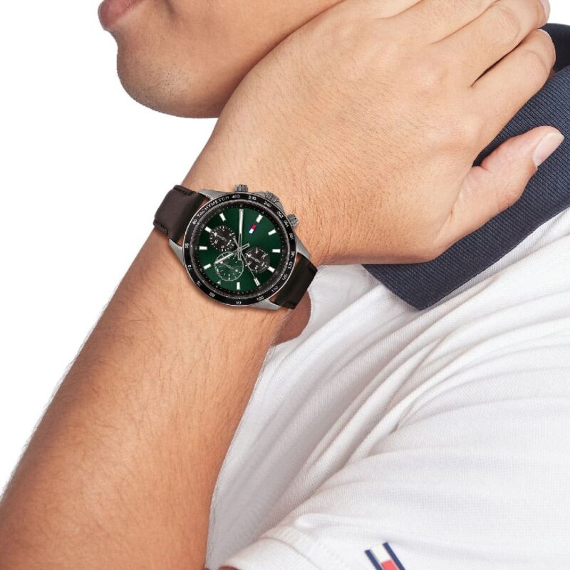 Original Tommy Hilfiger Men Watch Miles 1792017 - Image 12