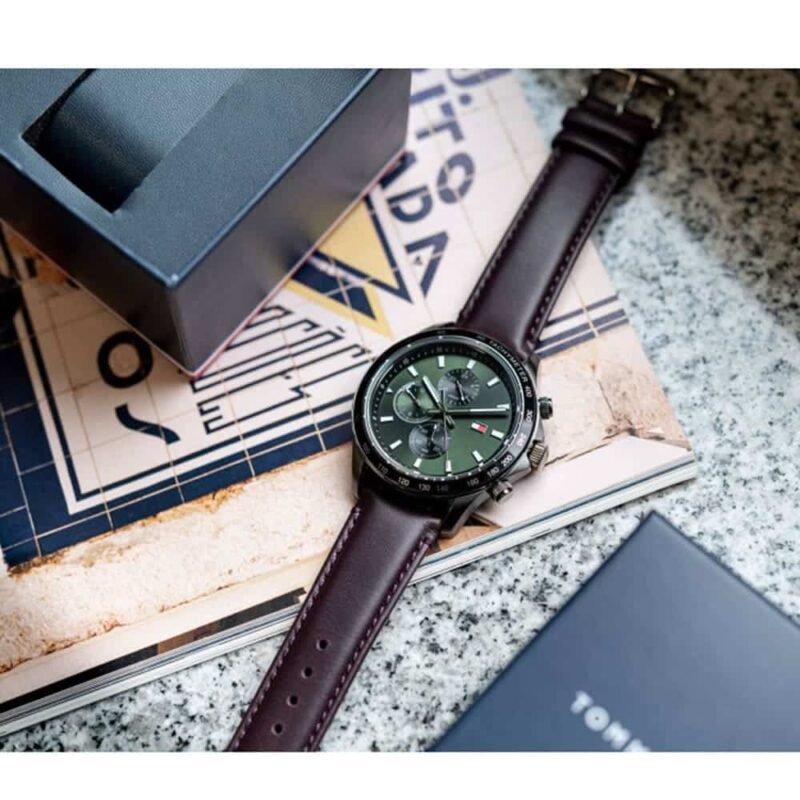 Original Tommy Hilfiger Men Watch Miles 1792017 - Image 9