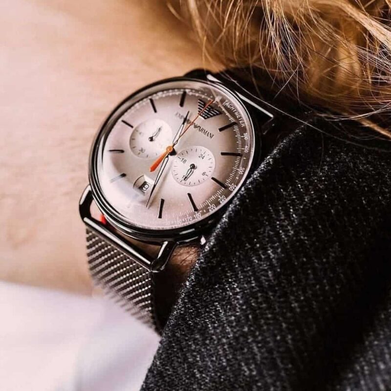 Emporio Armani Men Watch Aviator AR11169 - Image 9