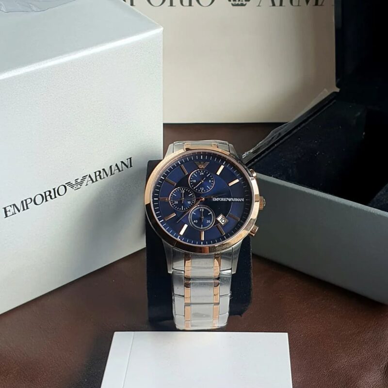 Emporio Armani Men Watch Renato Boxed AR80025 - Image 11