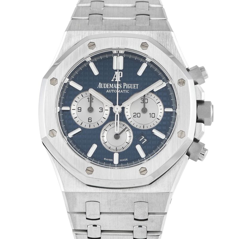 Audemar Piguet Watch Royal Oak Blue For Men - Image 2