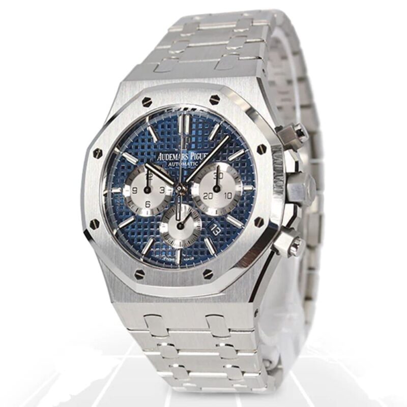 Audemar Piguet Watch Royal Oak Blue For Men - Image 4