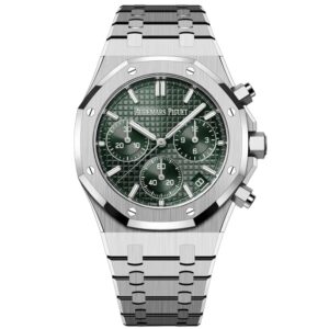 audemars-piguet-men-watch-royal-oak-silver-metal-strap-green-dial-egypt