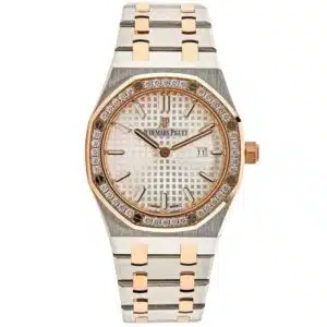 audemars-piguet-royal-oak-for-women-white-dial-silver-rose-gold-metal-strap-egypt