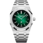 audemars-piguet royal-oak-men-watch-green-dial-silver-metal-strap-automatic-egypt