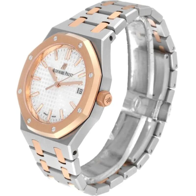 Audemars Piguet Royal Oak Womens Watch Half Rose Gold - Image 2