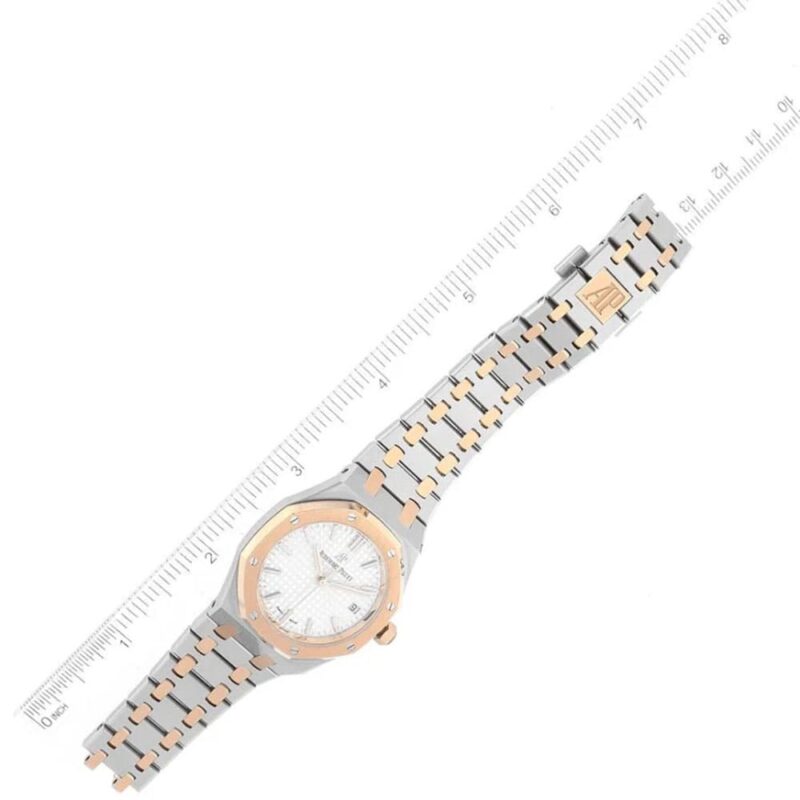 Audemars Piguet Royal Oak Womens Watch Half Rose Gold - Image 4