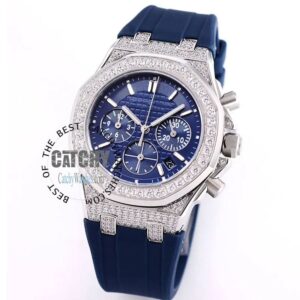 audemars-piguet-women-watch-blue-color-dial-rubber-strap-egypt