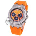 audemars-piguet-women-watch-orange-color-dial-rubber-strap-egypt