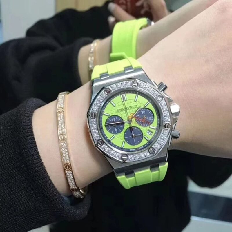 Audemars Piguet AP Royal Oak phosphor Women Watch - Image 2