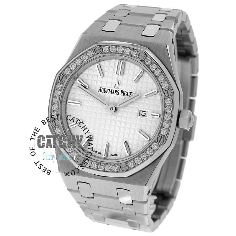 audemars-piguet-women-watch-silver-metal-strap-with-strass-diamond-white-dial-egypt