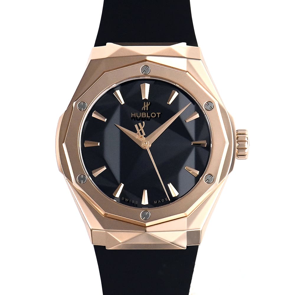 hublot-classic-fusion-magic-watch-black-ceramic-dial-gold-case-rubber-strap-automatic-egypt