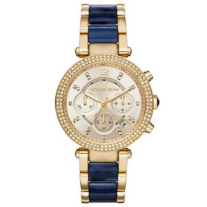 micheal-kors-mk6238-original-women-watch-gold-blue-strap-egypt