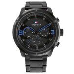 original-1792070-tommy-hilfiger-watch-for-men-black-dial-metal-strap-wild-egypt