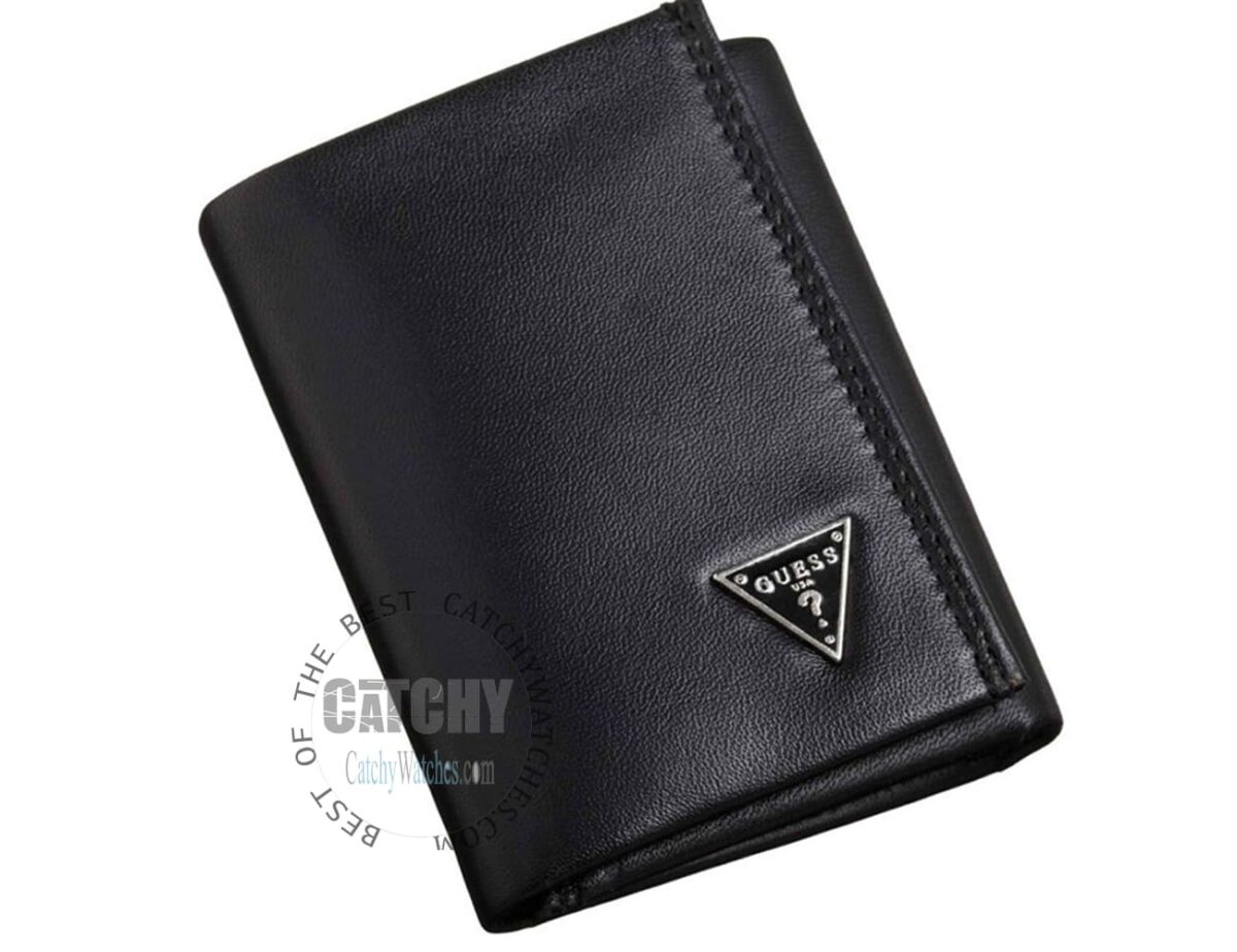 original-guess-trifold-wallet-men-egypt-black-genuine-leather