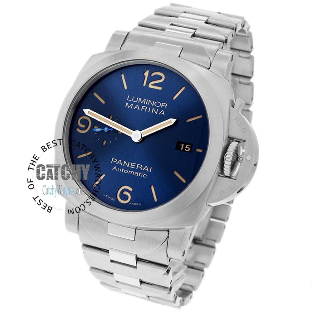 panerai-luminor-marina-1950-44mm-blue-dial-silver-metal-strap-automatic-egypt