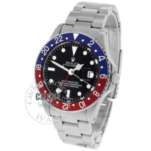 rolex-gmt-master-2-balck-dial-silver-metal-strap-blue-red-pepsi-men-egypt