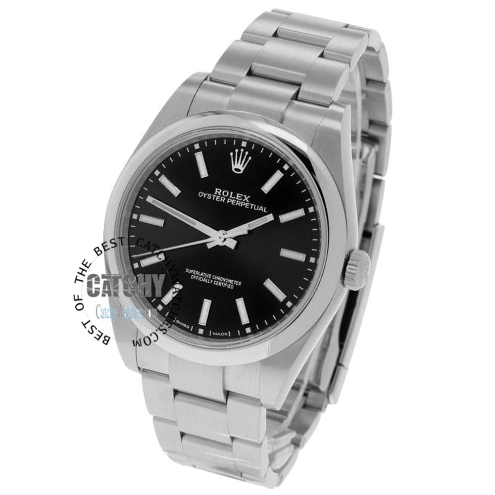 rolex-oyster-perpetual-men-watch-for-men-36mm-black-dial-silver-metal-strap-battery-egypt