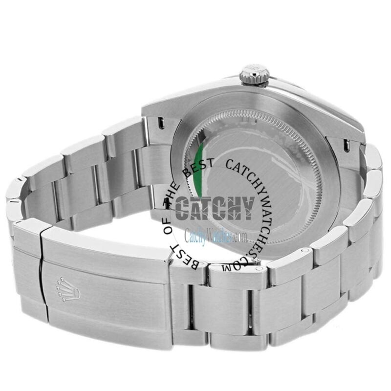 Rolex Oyester Perpetual Watch For Men Blue - Image 6