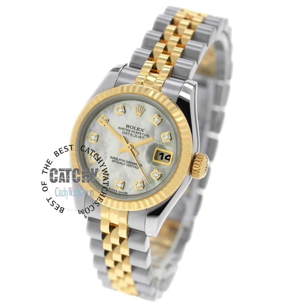 rolex-watch-dayjust-women-half-gold-metal-strap-white-dial-with-crystal-egypt