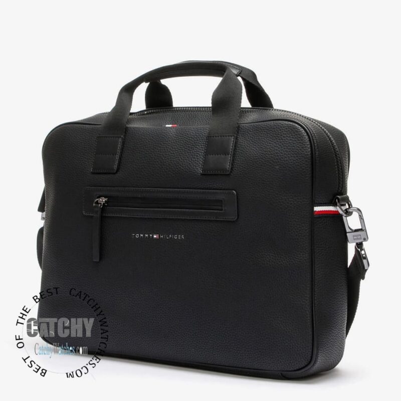 Tommy Hilfiger Black Laptop For Men Bag - Image 2