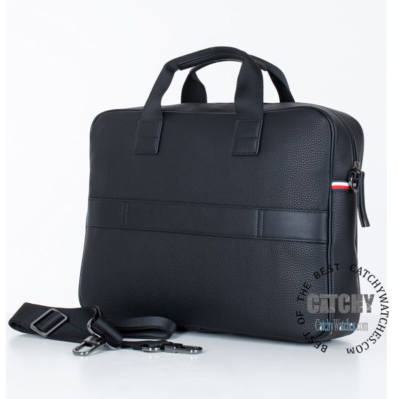 Tommy Hilfiger Black Laptop For Men Bag - Image 3