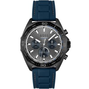 1513972-original-hugo-boss-watch-5bar-men-gray-dial-rubber-blue-strap-battery-energy-egypt