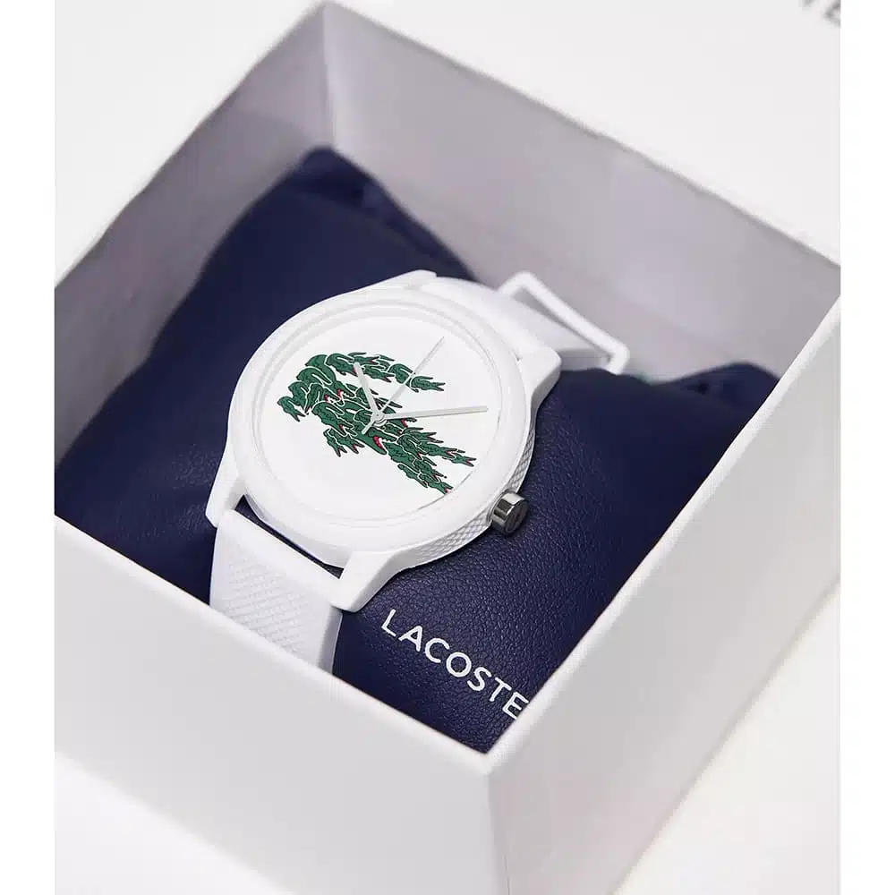 Original Lacoste White Unisex Watch 2011039 | Catchy Watches display picture 1