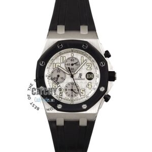 ساعه اوديمار بيغيه Royal Oak رجالى مينا ابيض